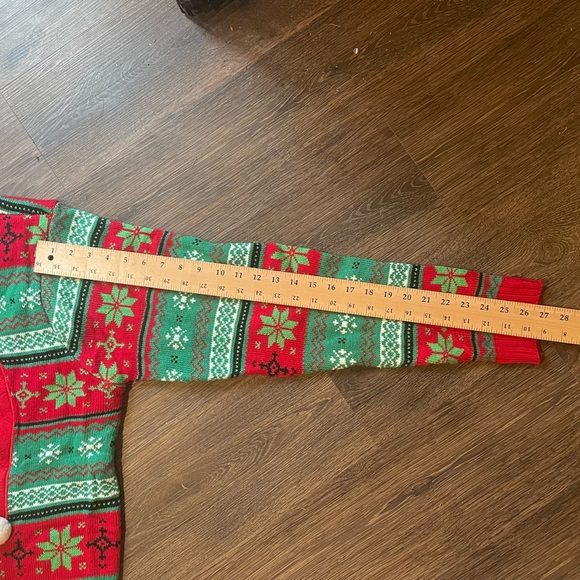 UGLY CHRISTMAS SWEATER WITH COW WEARING A CHRISTMAS HAT. Rare!! Men’s XXL - Picture 6 of 7